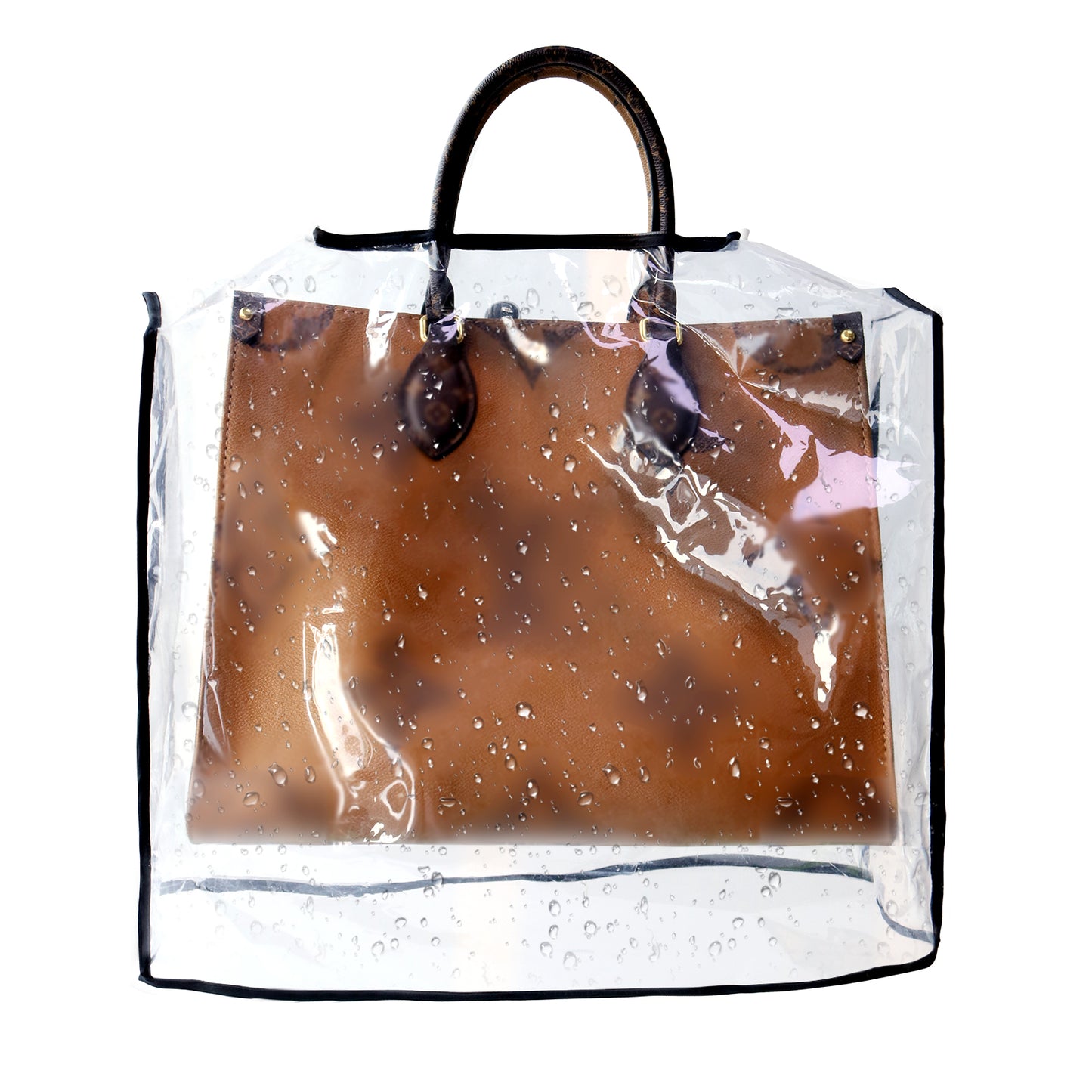 For Vaugirard/Gabrielle Hobo Bag/Miss Dior Tote Maxi | TPU Waterproof Transparent Rain Slicker Raincoat with Magic Tape