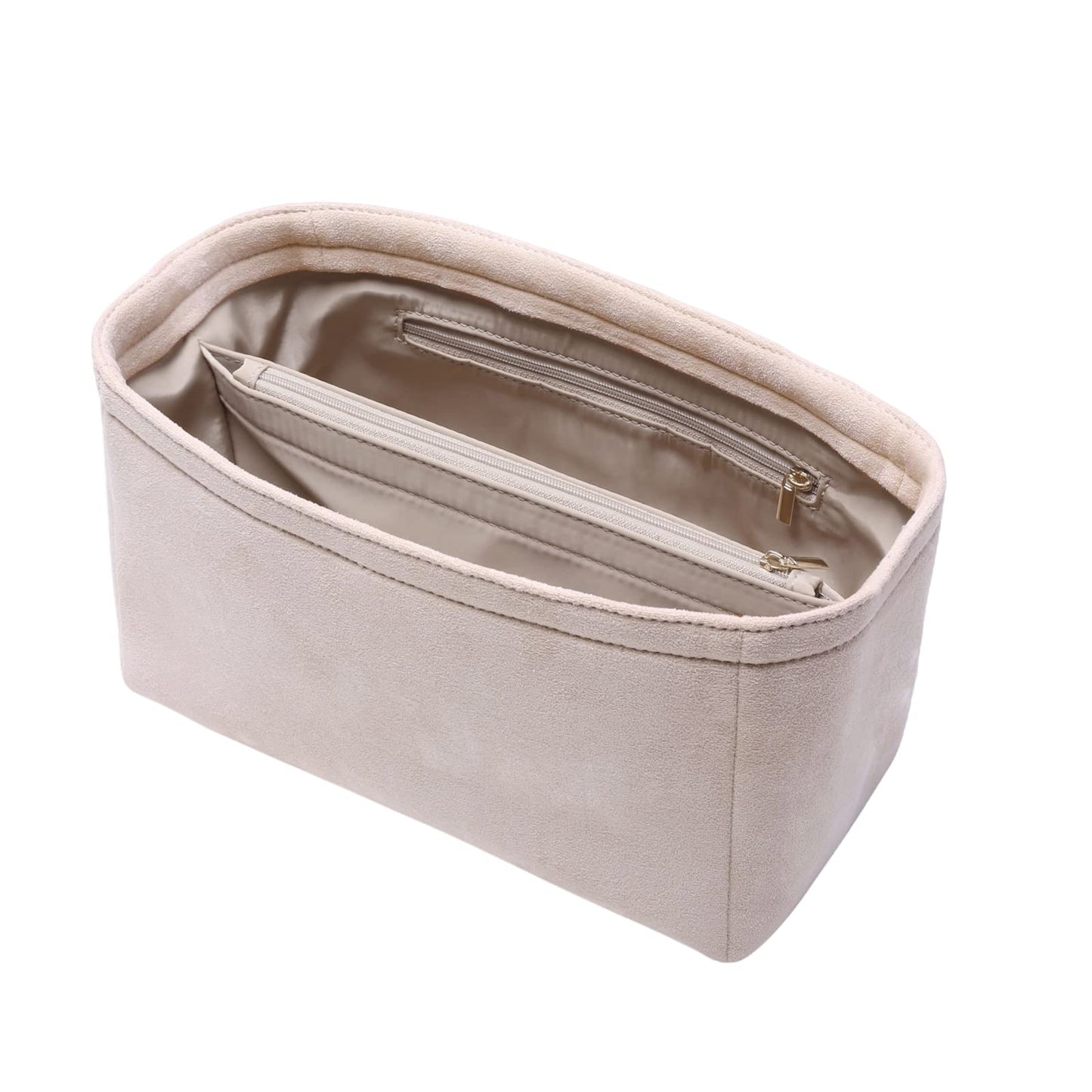 For Neverfull MM/Garden Party 36/Birkin 40 and More | Suede Velvet Handbag Organizer Insert