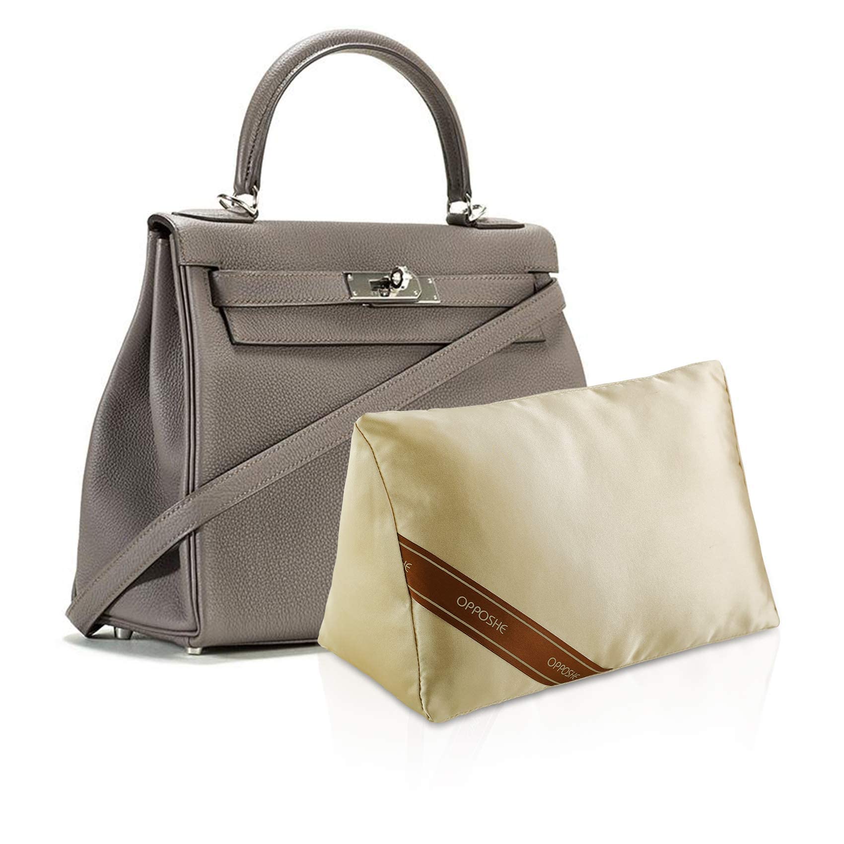 Satin Pillow Luxury Bag Shaper Compatible for the Designer Bag Classic 2.55  Flap Closure Shoulder Bag