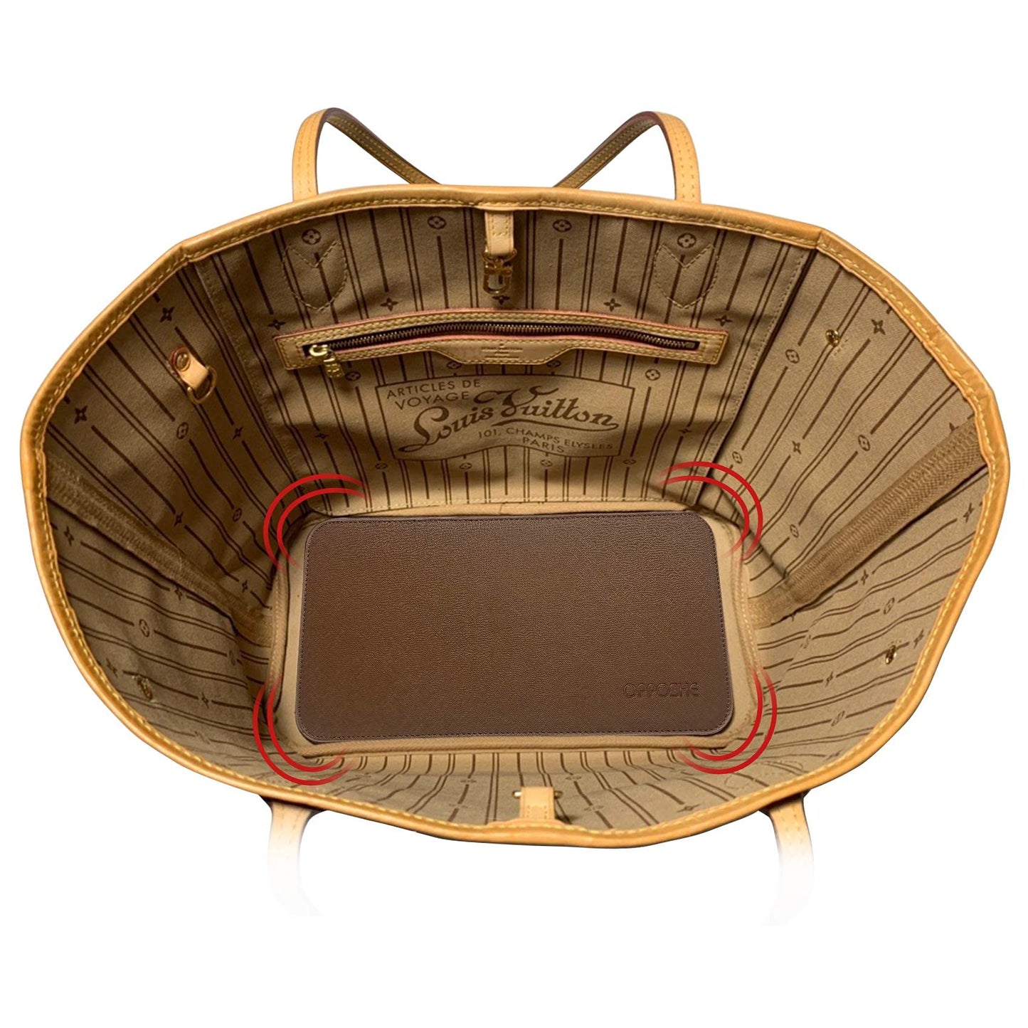 For Neverfull GM/Lindy 40/Deauville Canvas Tote M and More | Leather Handbag Base Shaper