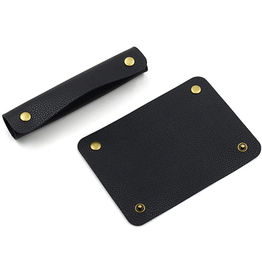 2 Pieces Leather Handbag Handle Wrap Cover