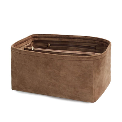 For Speedy 30/Onthego MM/Neverfull MM/Birkin 30 and More | Suede Velvet Handbag Organizer Insert