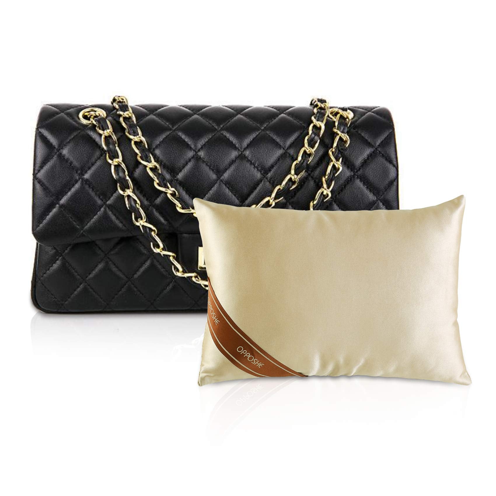 patent leather chanel bag black