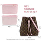 For NEONOE MM (Two slot Version) and More | 2 IN 1 Suede Velvet Purse Organizer Insert