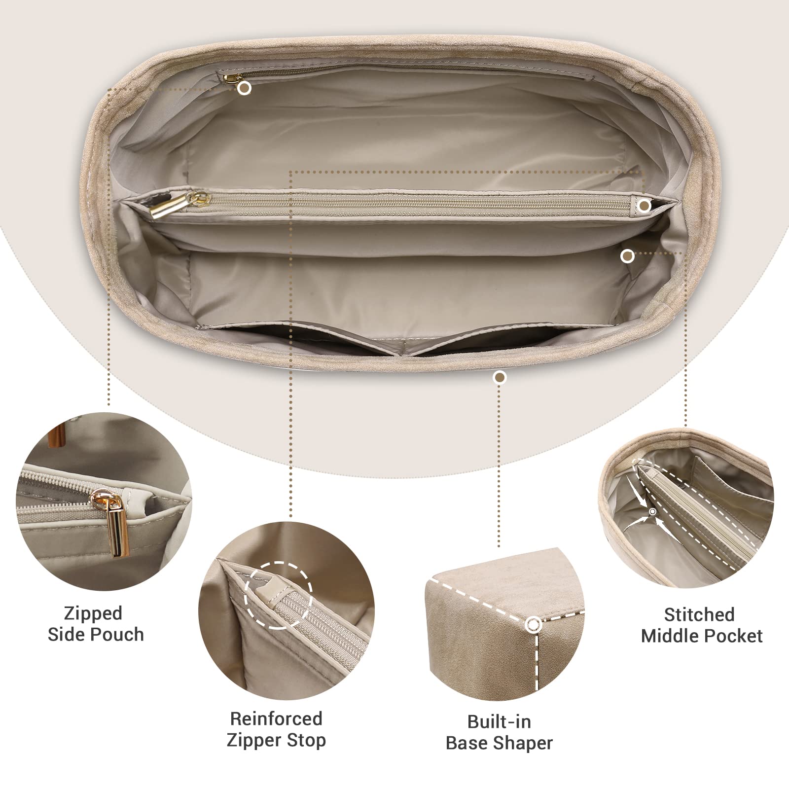 For Speedy 40/Artsy MM/Onthego GM  Silky Purse Handbag Shaper Pillow –  OPPOSHE
