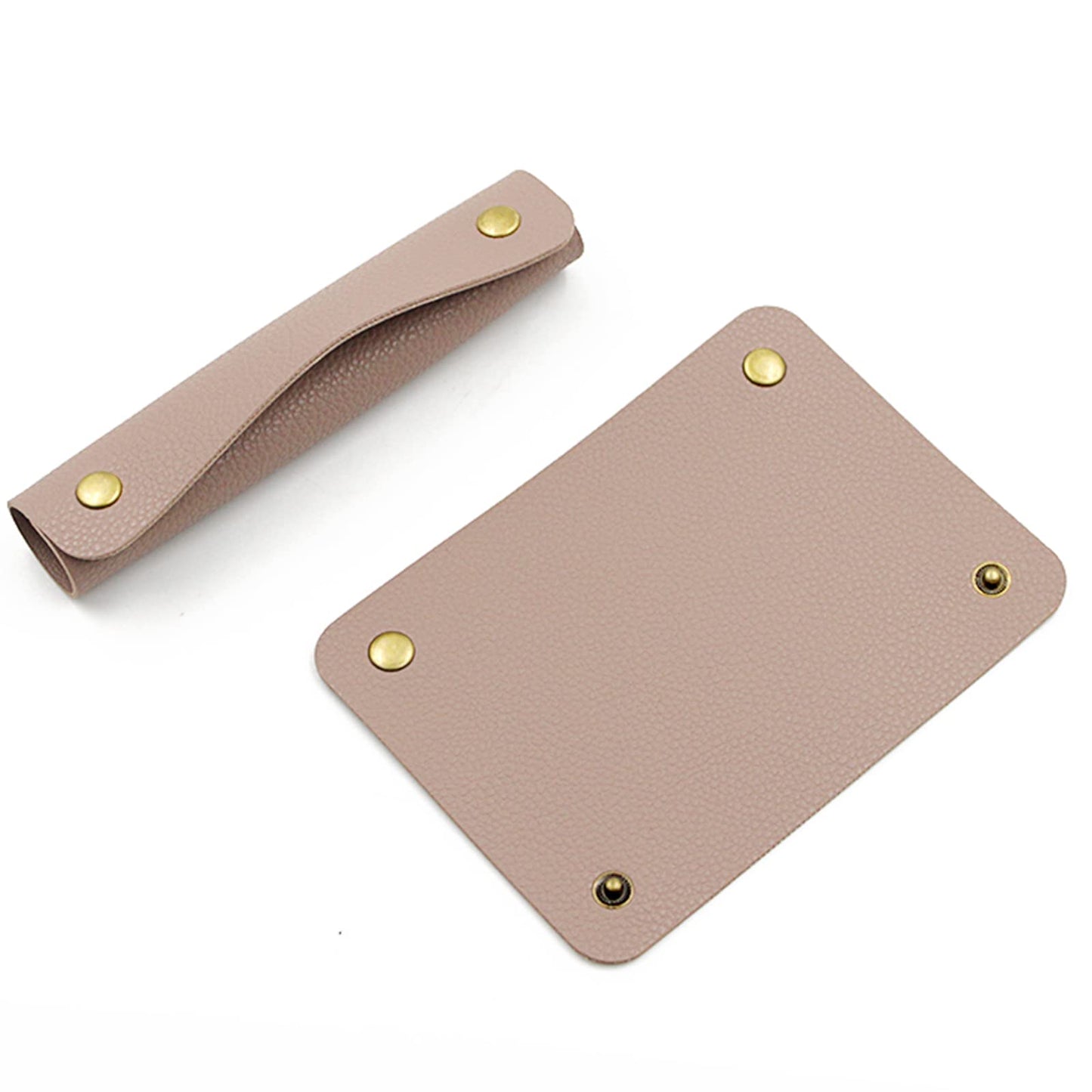2 Pieces Leather Handbag Handle Wrap Cover